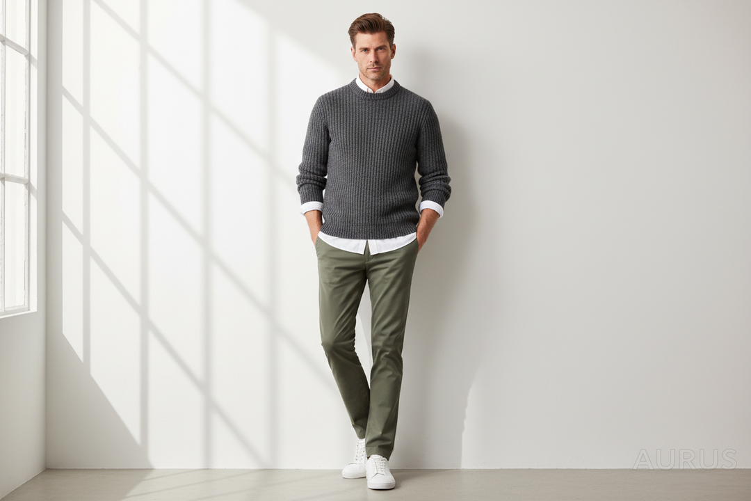 Collection de pulls homme élégants et confortables Mode Lumière