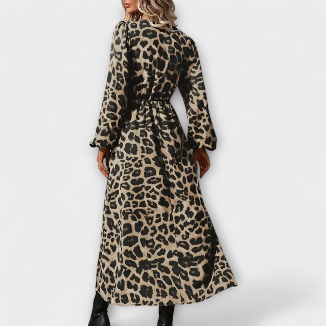 Natalie - Stylish dresses with leopard print