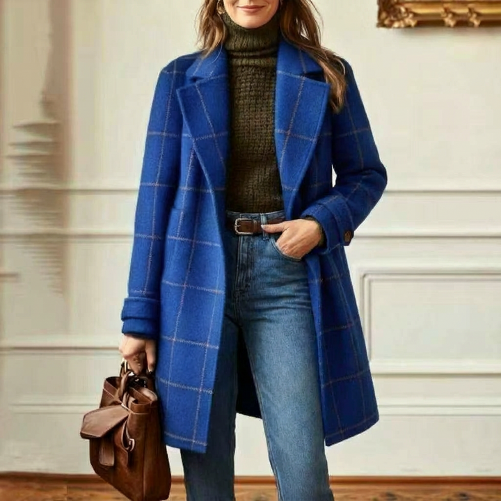 Arvae – Elegant checked coat