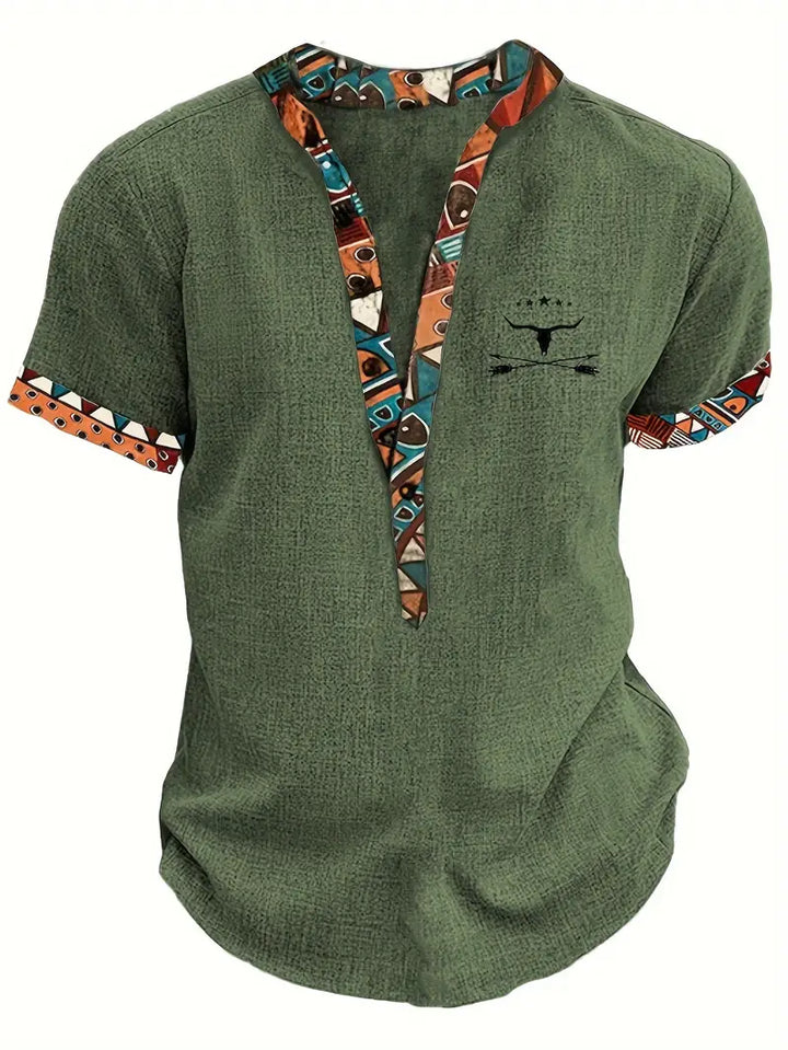 Elegant short-sleeved shirt