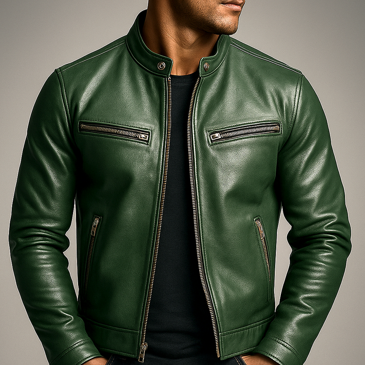 MEN'S CLASSIC BIKER JACKET