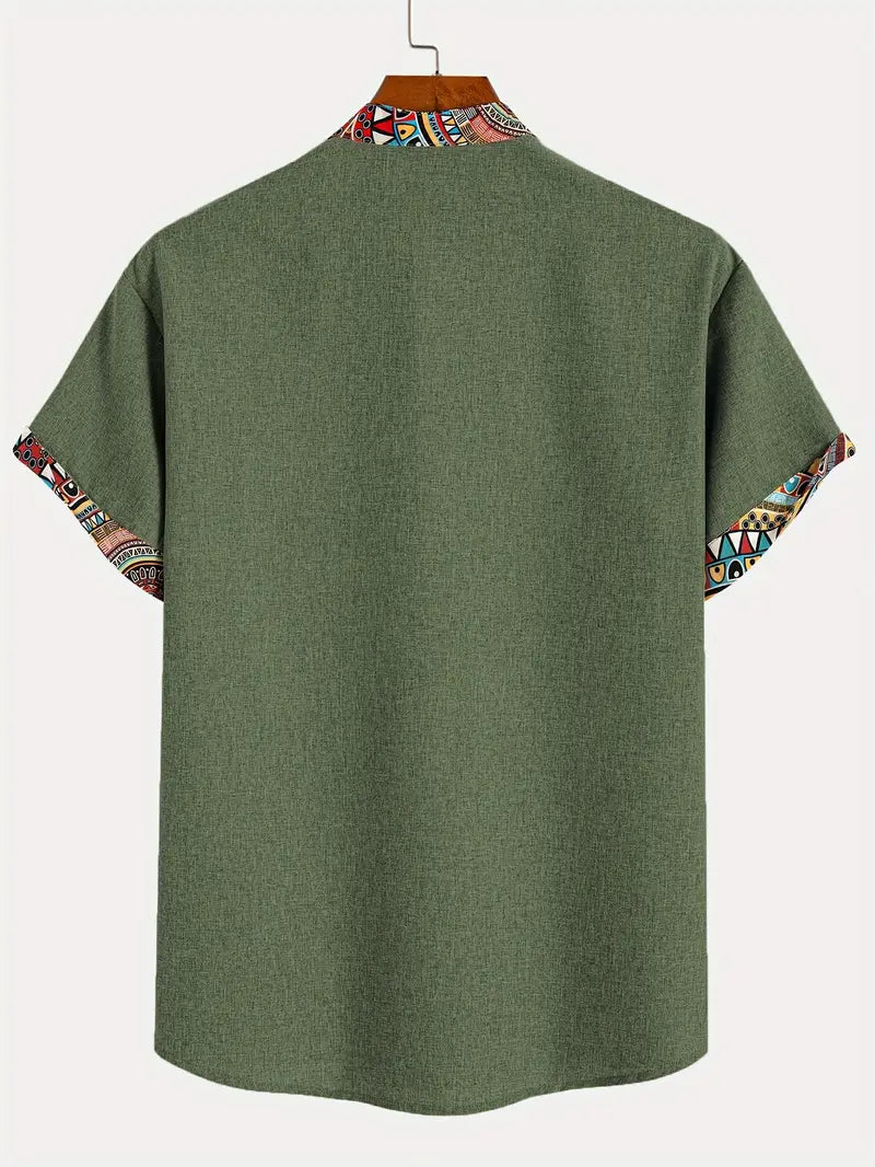 Elegant short-sleeved shirt