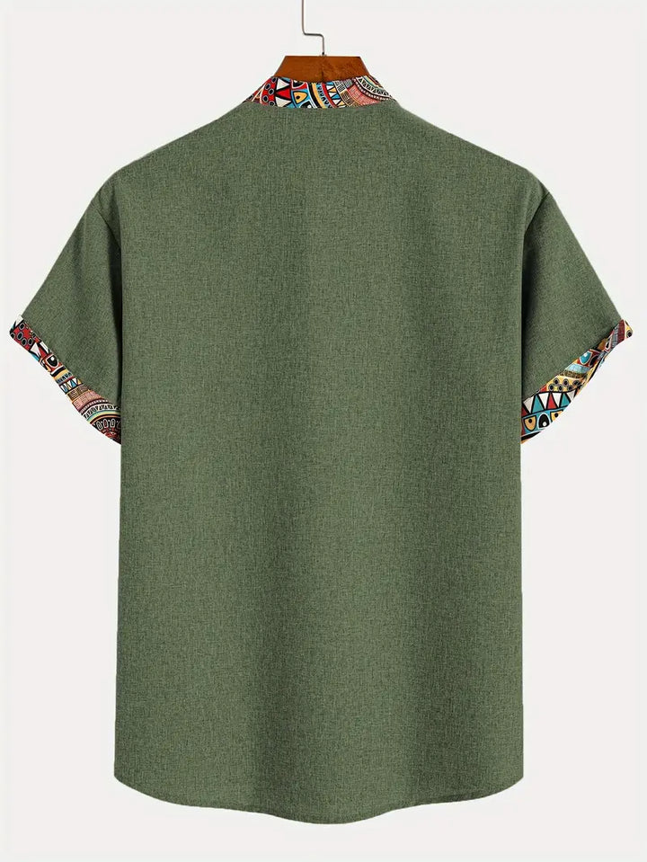 Elegant short-sleeved shirt