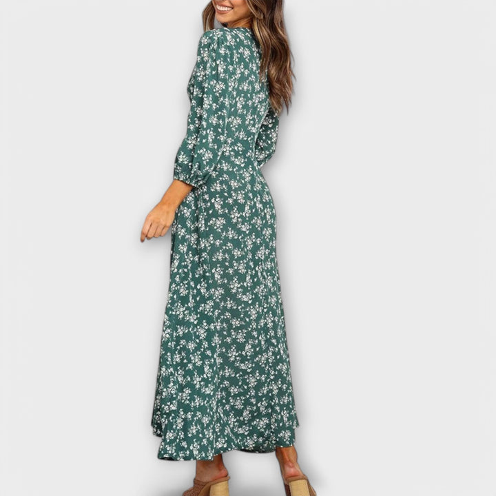 Women's Floral Print Maxi Dress