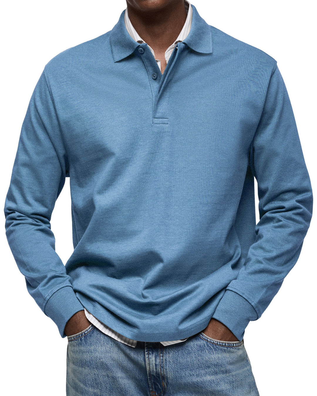 Mode Lumiére™ | Luxury Long-Sleeved Polo