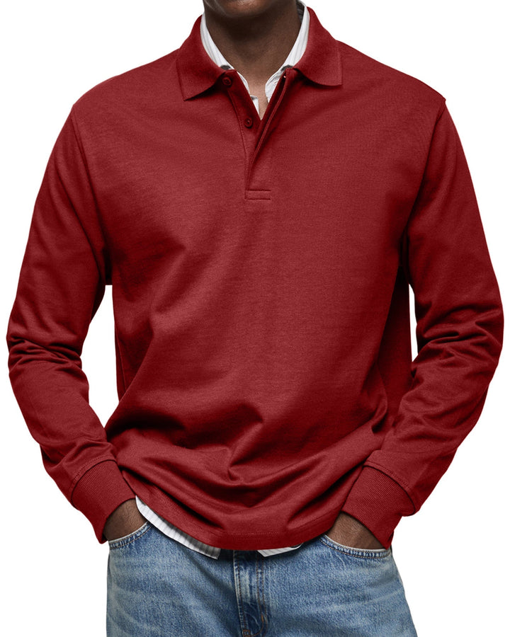 Mode Lumiére™ | Luxury Long-Sleeved Polo