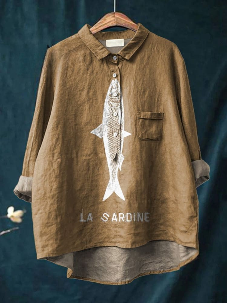 Mode Lumiére™| Elegant Adele Patterned Shirt