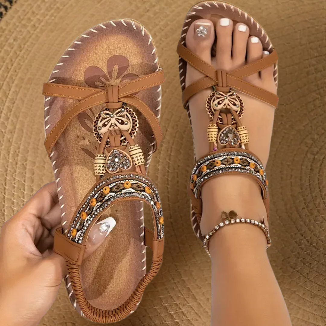 Flora | Ibiza-Style Sandals Marrying Comfort and Elegance
