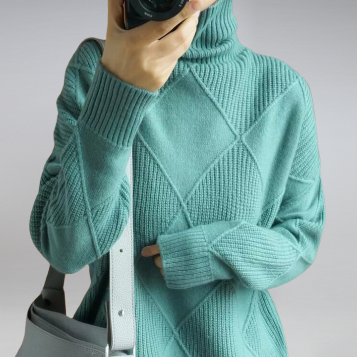 High-neck sweater