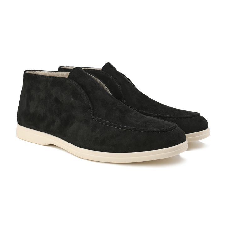 Mode Lumiére™ | Suede High-Top Loafers