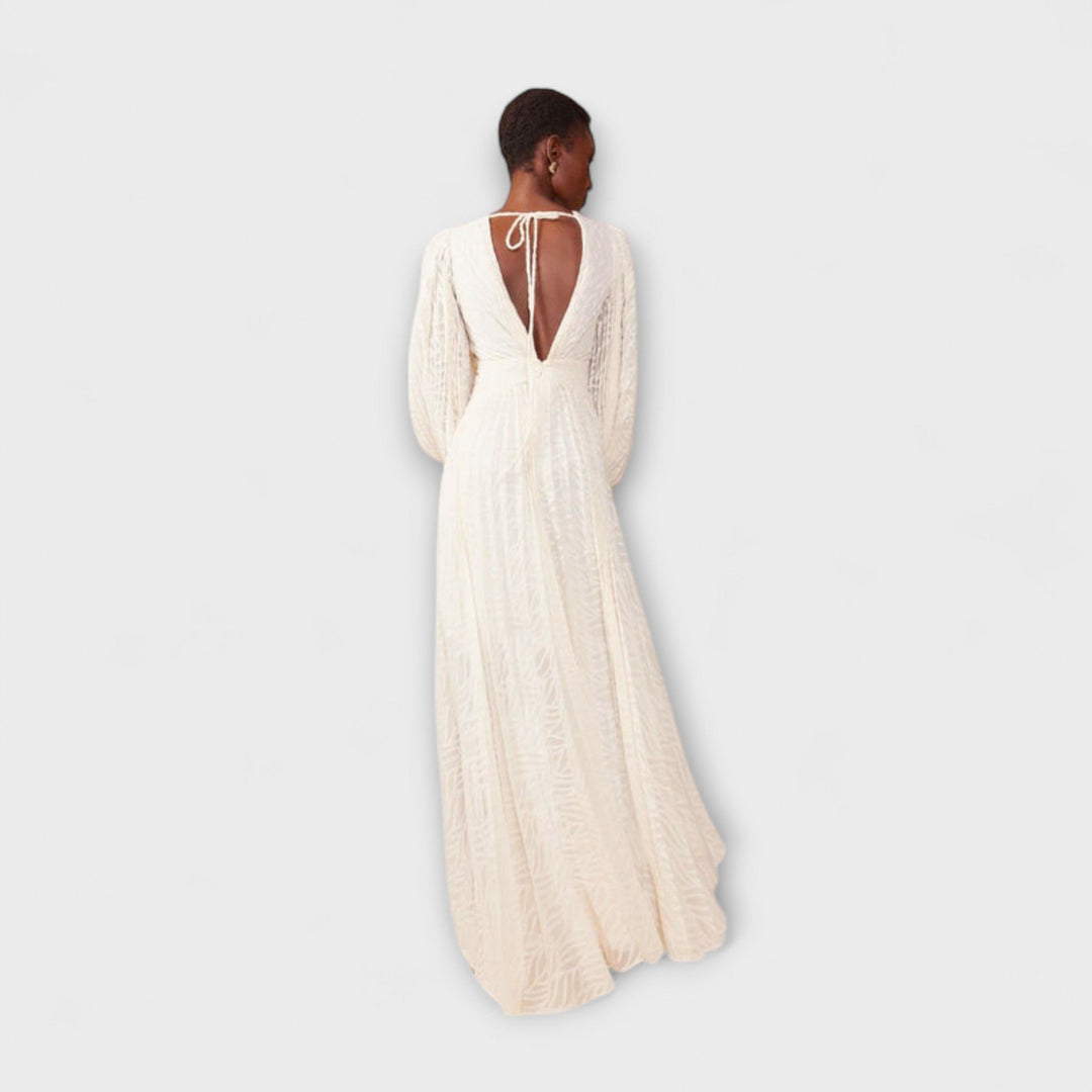 Elsa - Allegory Cream Maxi Dresses