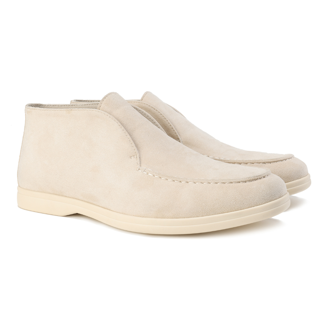 Mode Lumiére™ | Suede High-Top Loafers