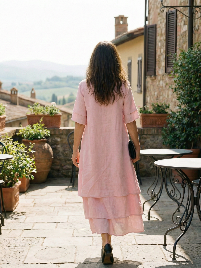 Belen | Soft-Layered Dress