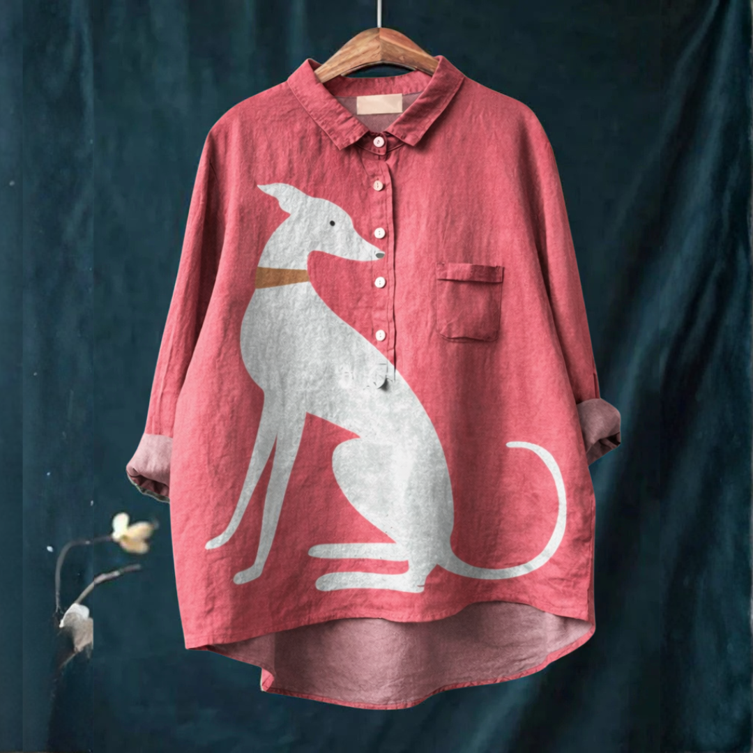 Mode Lumiére™| Elegant Quitterie Pattern Shirt