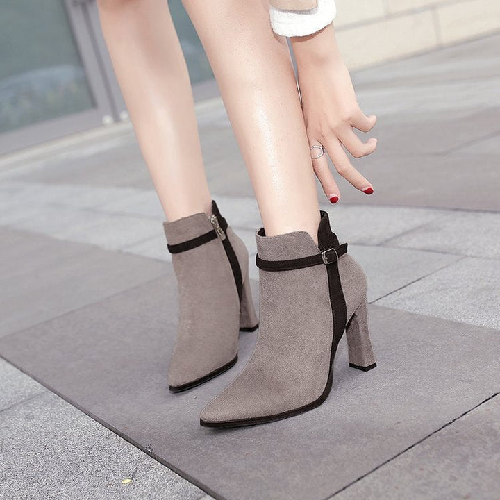 Éloriane – Elegant Stiletto Ankle Boots