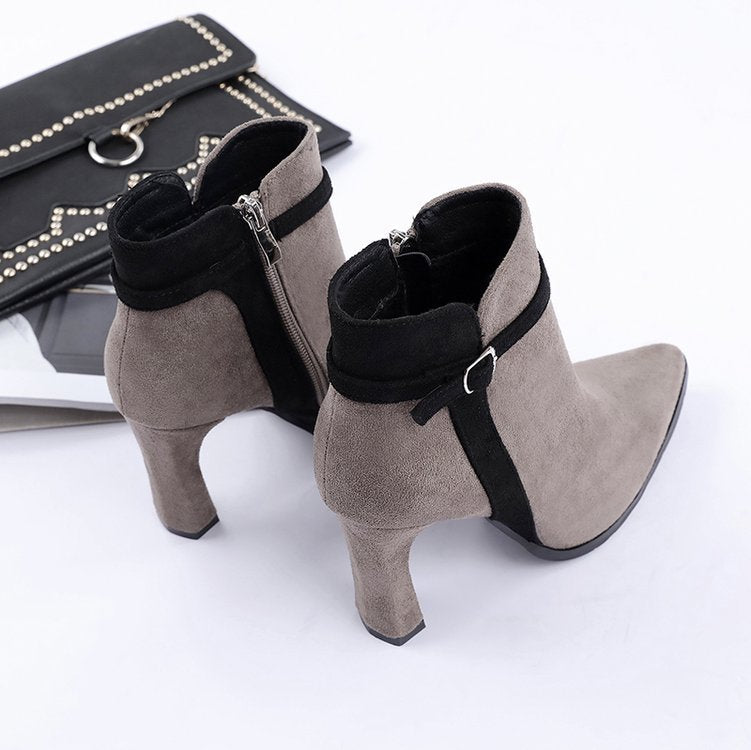Éloriane – Elegant Stiletto Ankle Boots