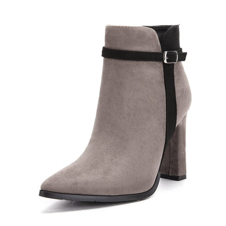 Éloriane – Elegant Stiletto Ankle Boots