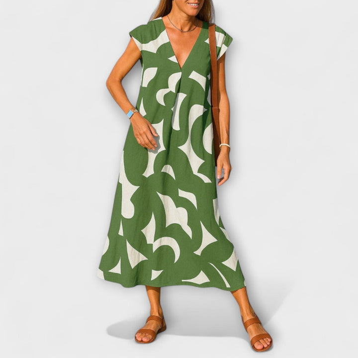 Linae – Lagana V-neck Dress