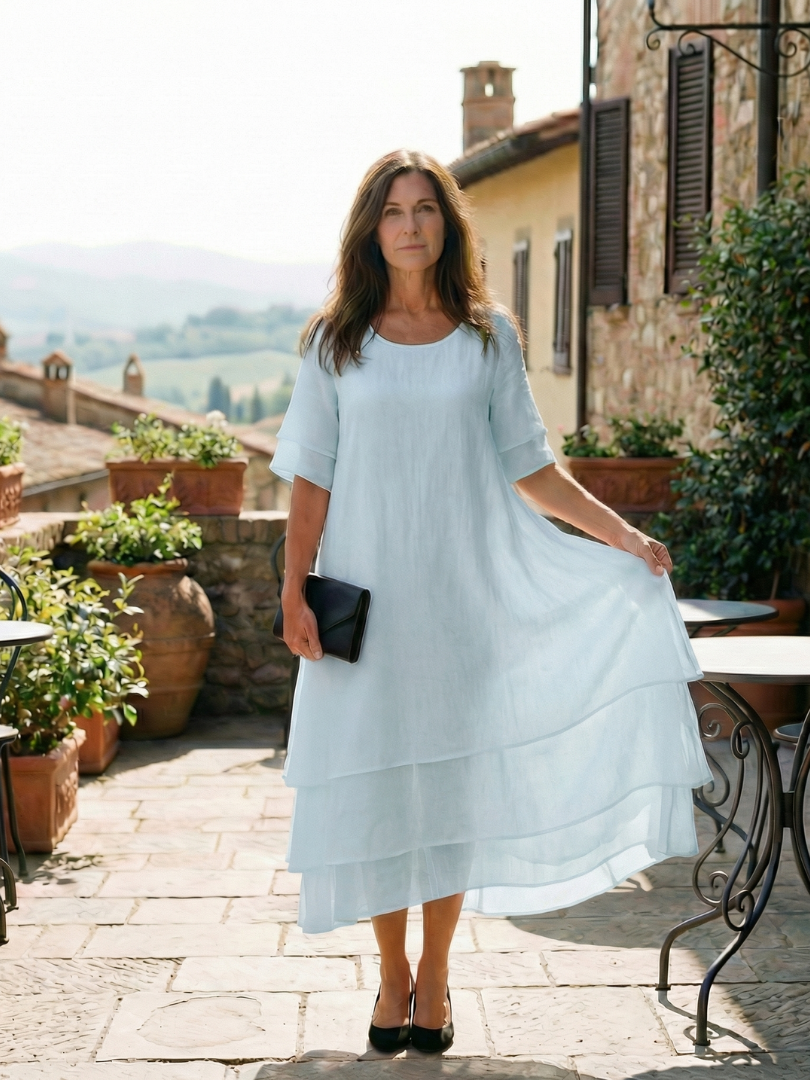 Belen | Soft-Layered Dress