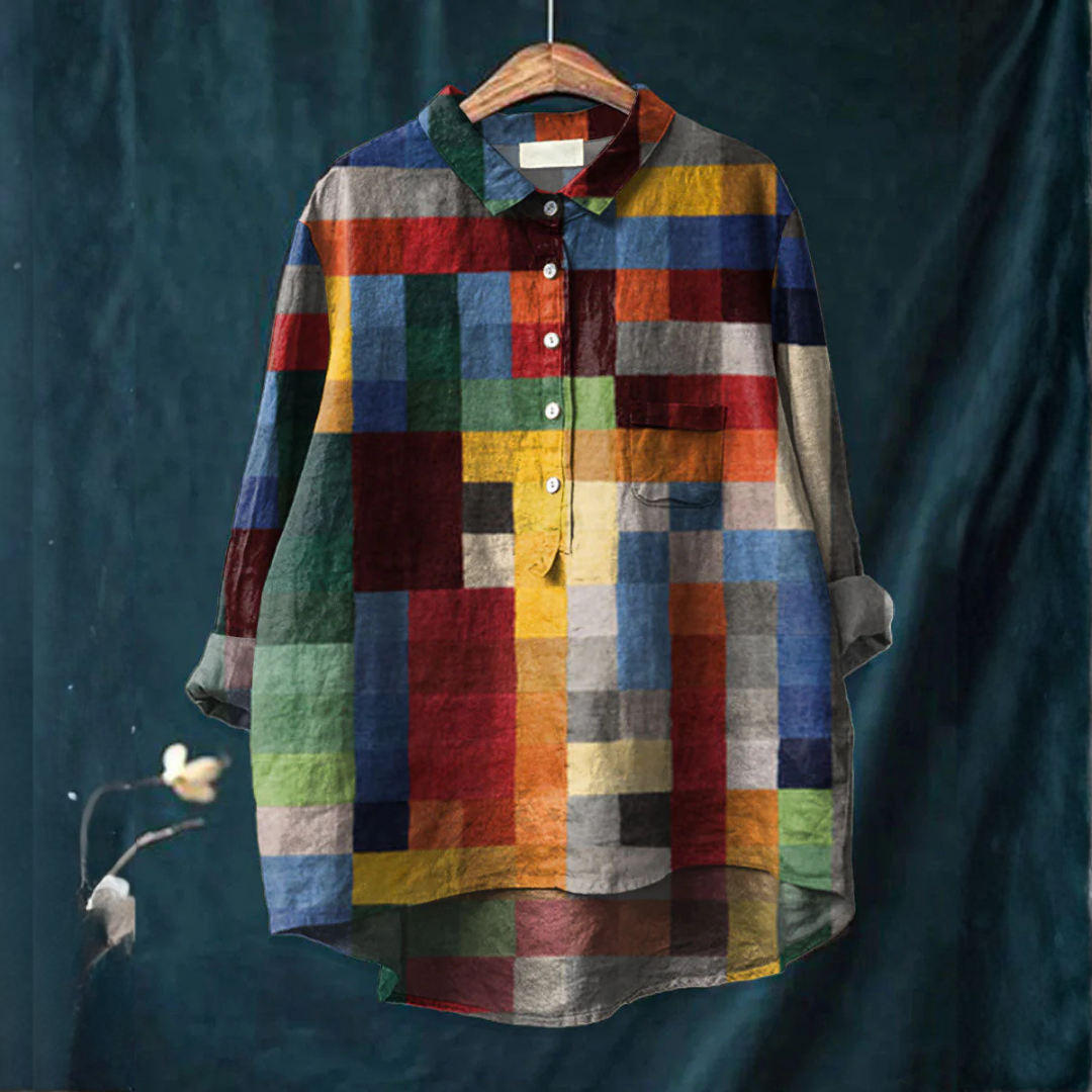 Mode Lumiére™ | Juliette Pattern Elegant Shirt