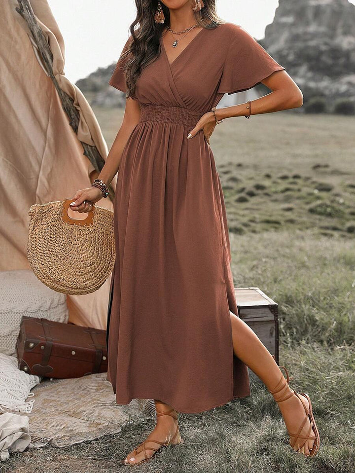Odette | Elegant Slit Maxi Dress