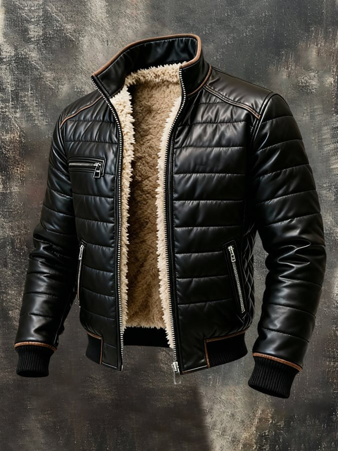 Premium lined jacket for modern winter comfort