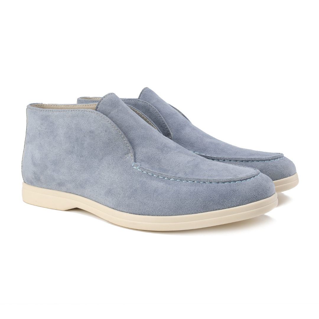 Mode Lumiére™ | Suede High-Top Loafers