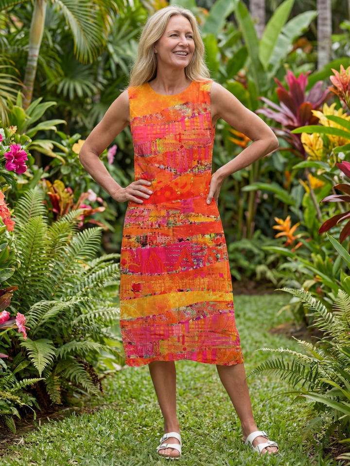 Leilani | Painted Midi Dress