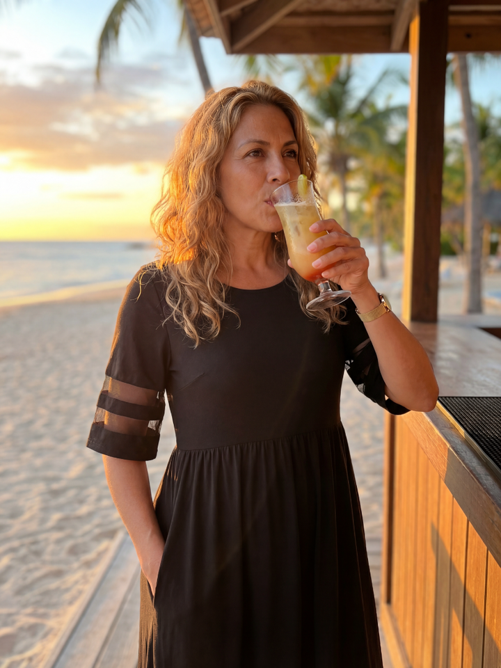 Vera | Evening Relaxed Midi Dress