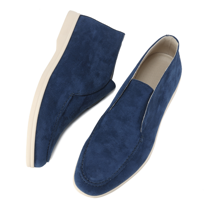 Mode Lumiére™ | Suede High-Top Loafers