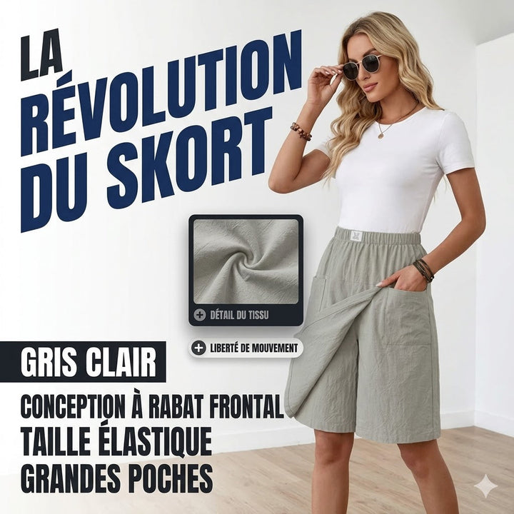 Libertine™ - Active liberty pockets elasticated waist skort
