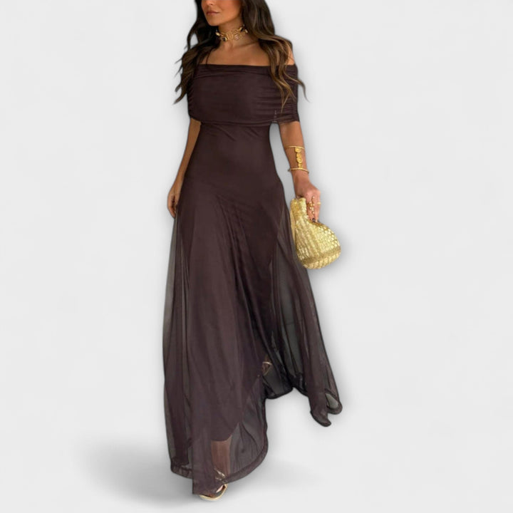Louka - Toledo One-Shoulder Maxi Dress