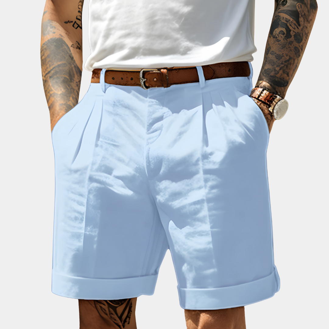 Mode Lumiére™| ELEGANT BREATHABLE COTTON BERMUDAS