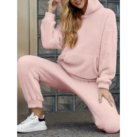 Cozy Lounge Set for Women | Hooded