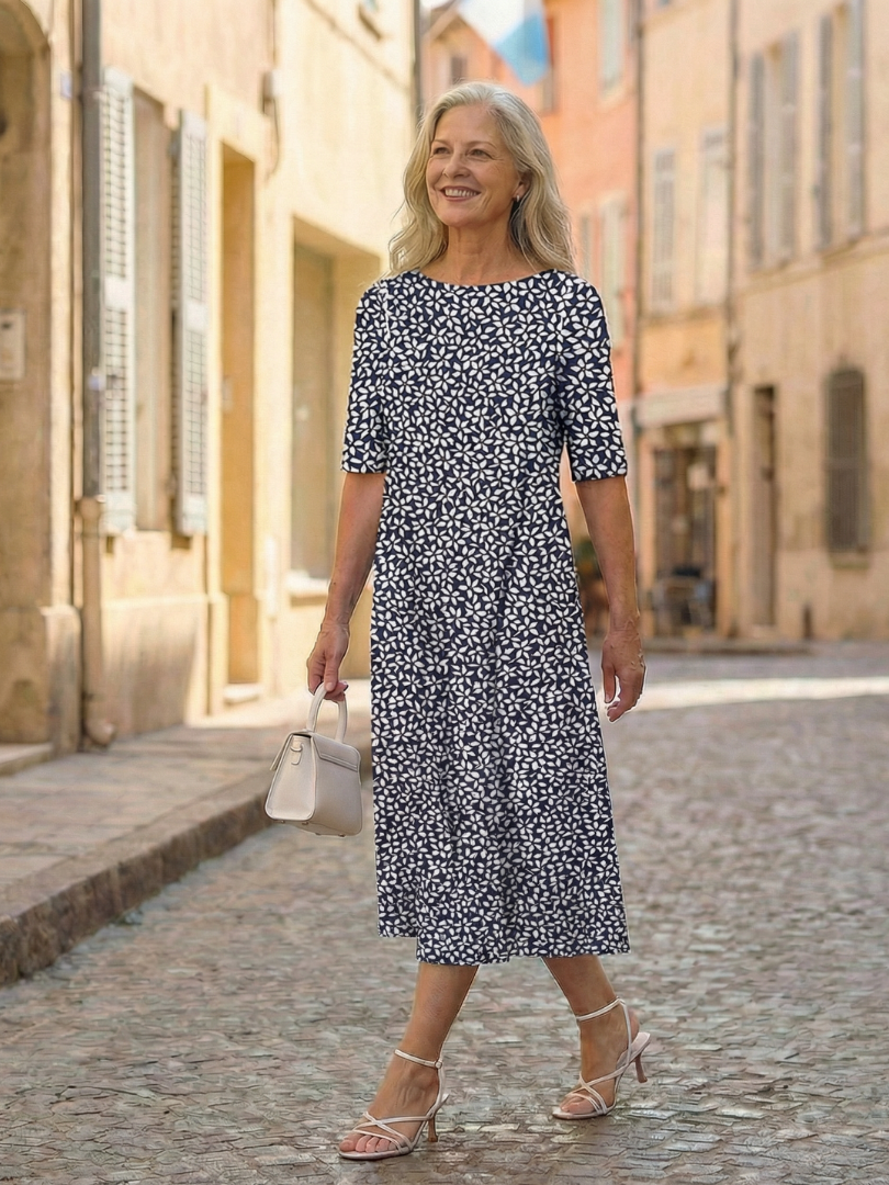Uriah | Coastal Print Dress