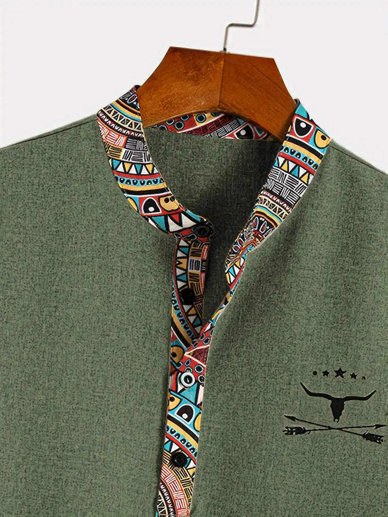 Elegant short-sleeved shirt