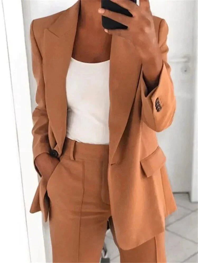Camille | Blazer and wide-leg trousers set