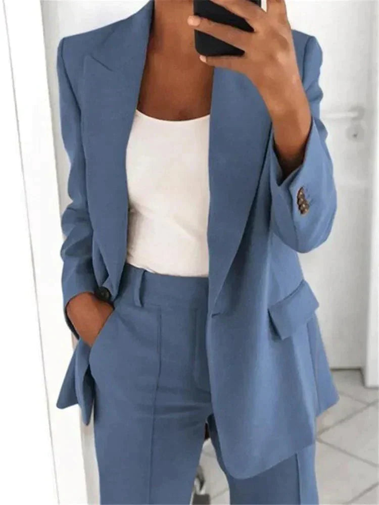 Camille | Blazer and wide-leg trousers set