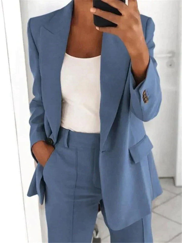 Camille | Blazer and wide-leg trousers set