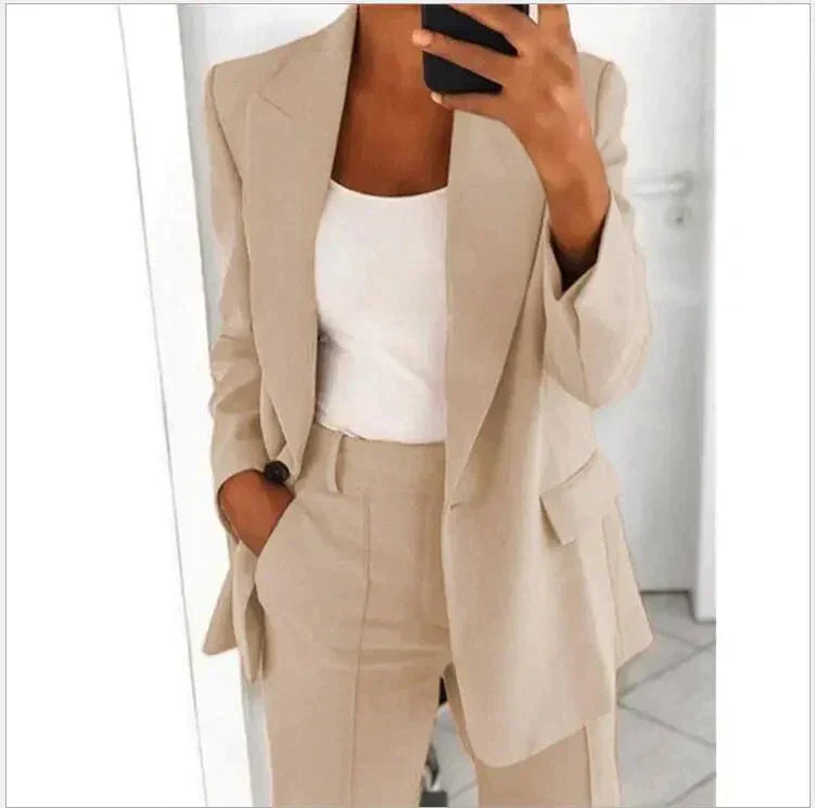 Camille | Blazer and wide-leg trousers set