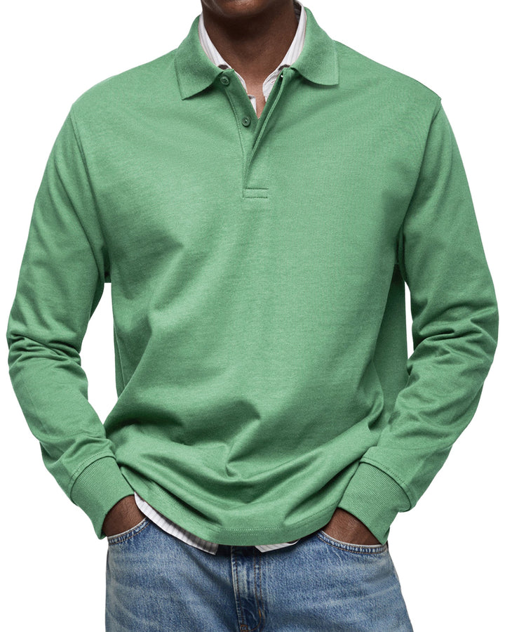 Mode Lumiére™ | Luxury Long-Sleeved Polo
