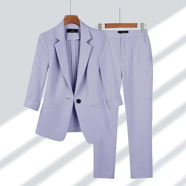 Chic Blazer and Pants Set for Women