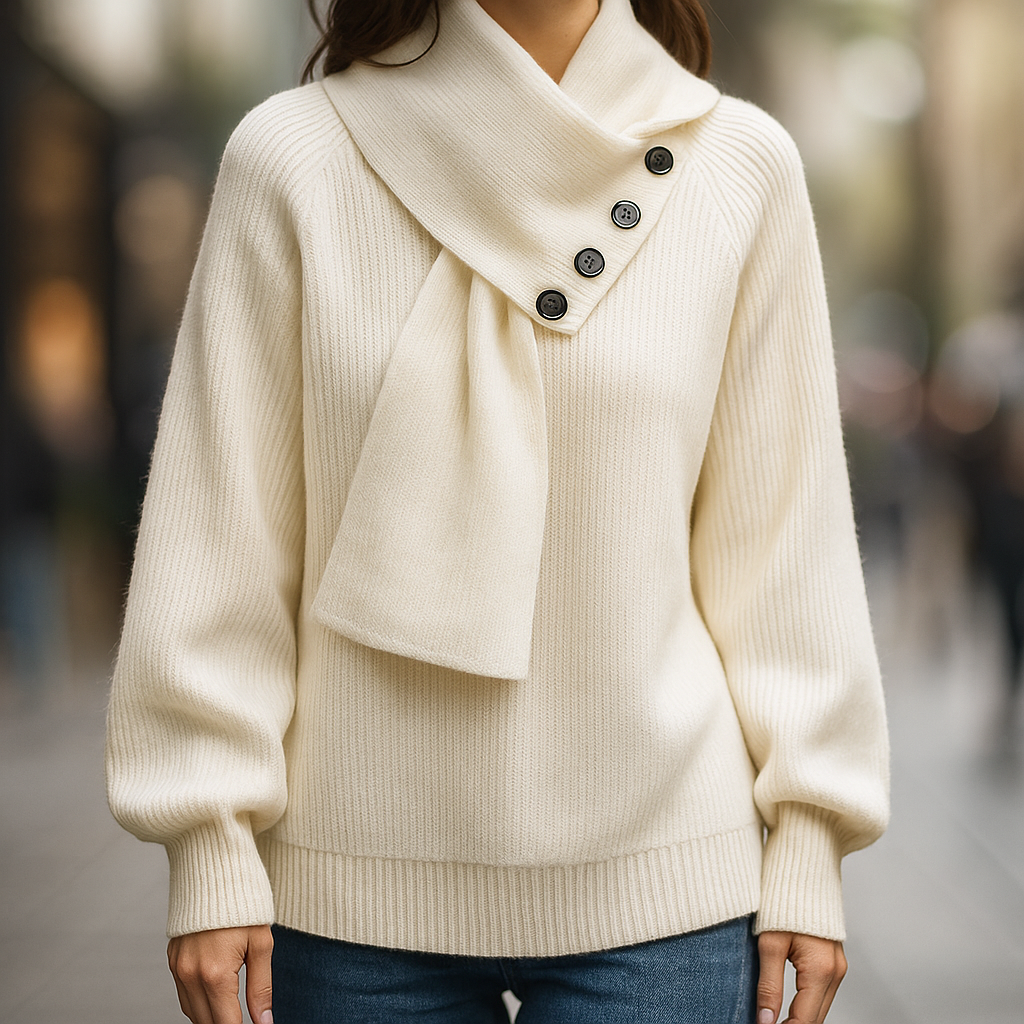 Marilee | Cozy Scarf-Neck Sweater