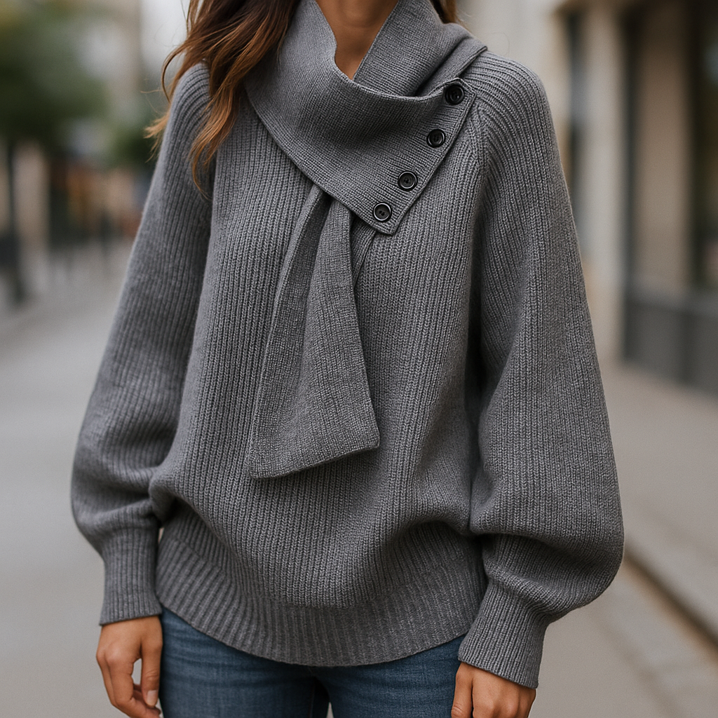 Marilee | Cozy Scarf-Neck Sweater