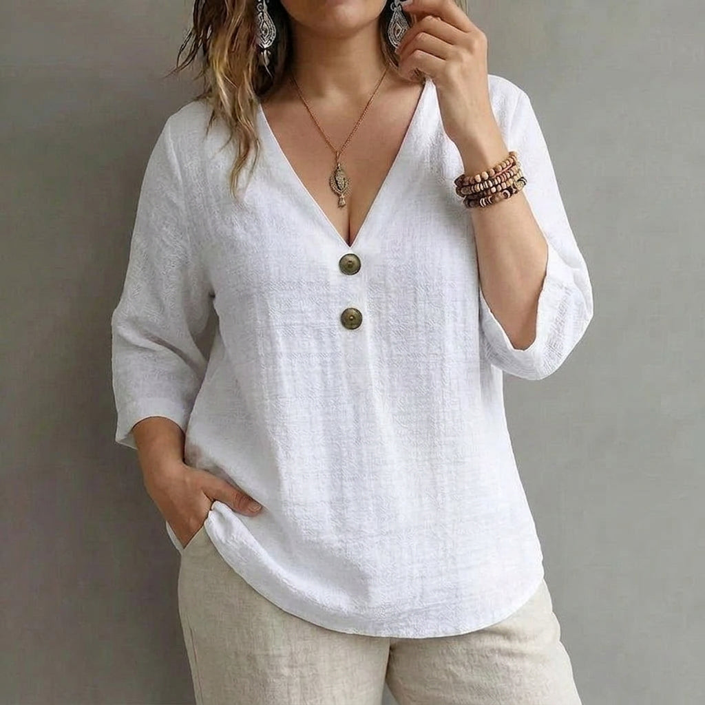Sofia | Plain Casual Blouse