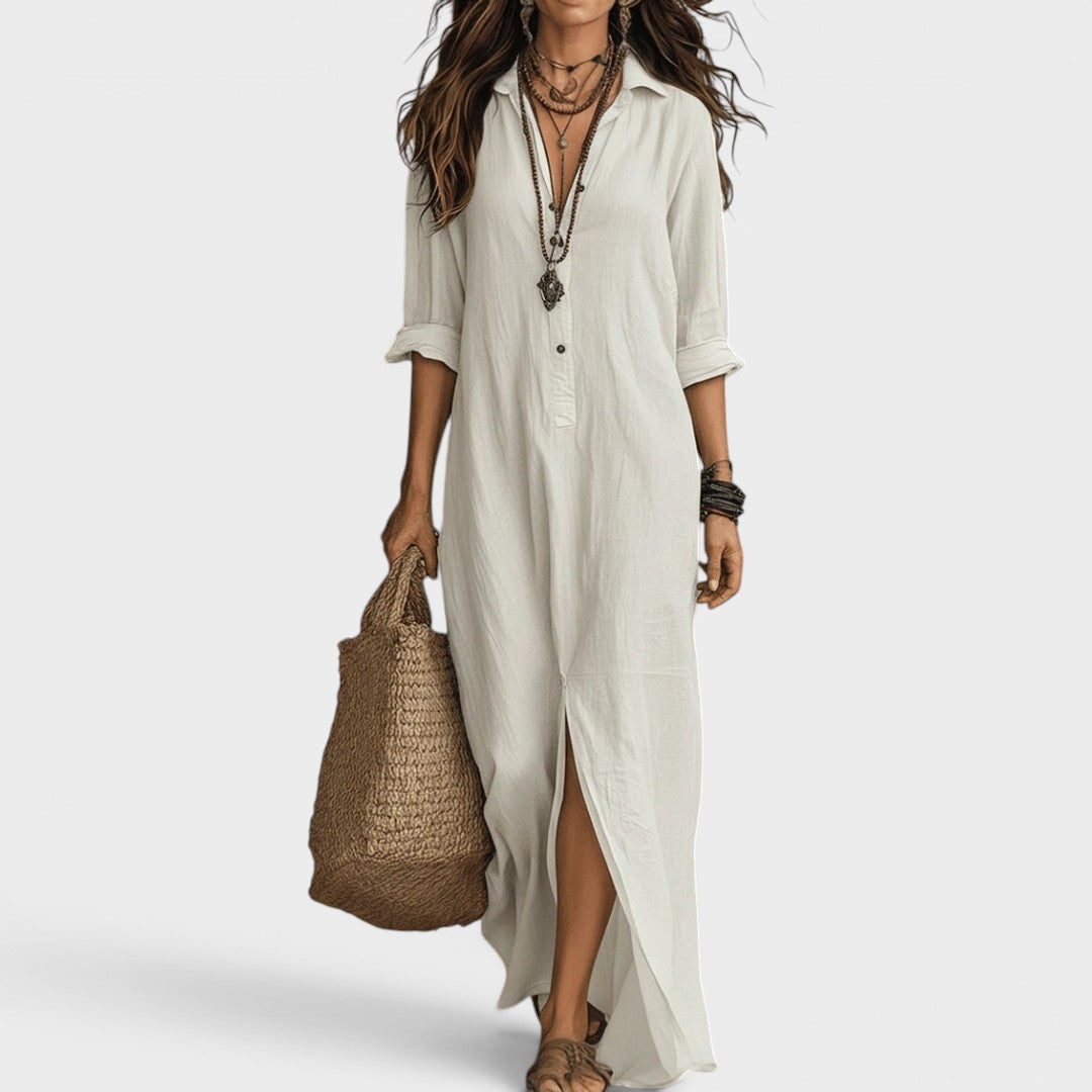 Amelie | Button-down maxi dress