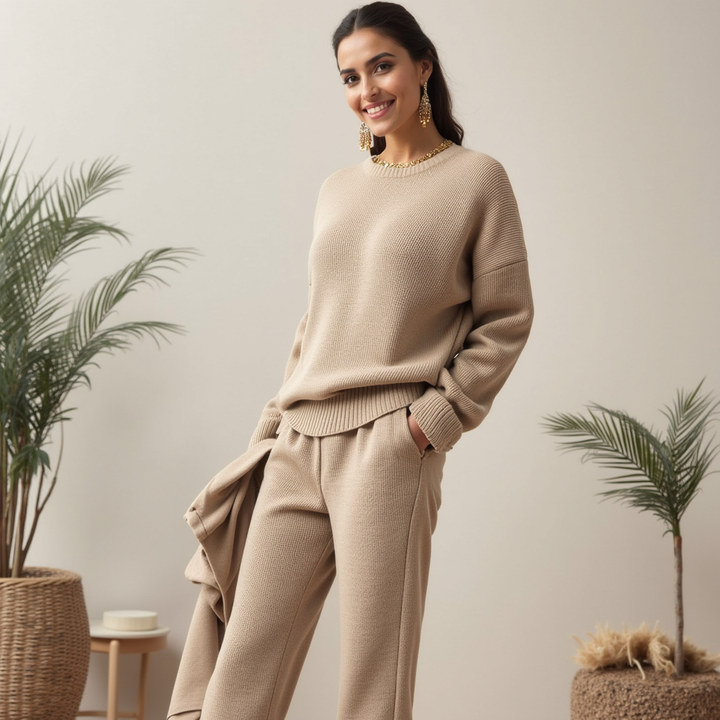Velinor | Striped Knit Set