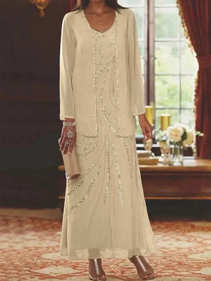 MOREAU LYON | WOMEN'S CHIFFON DRESS SET