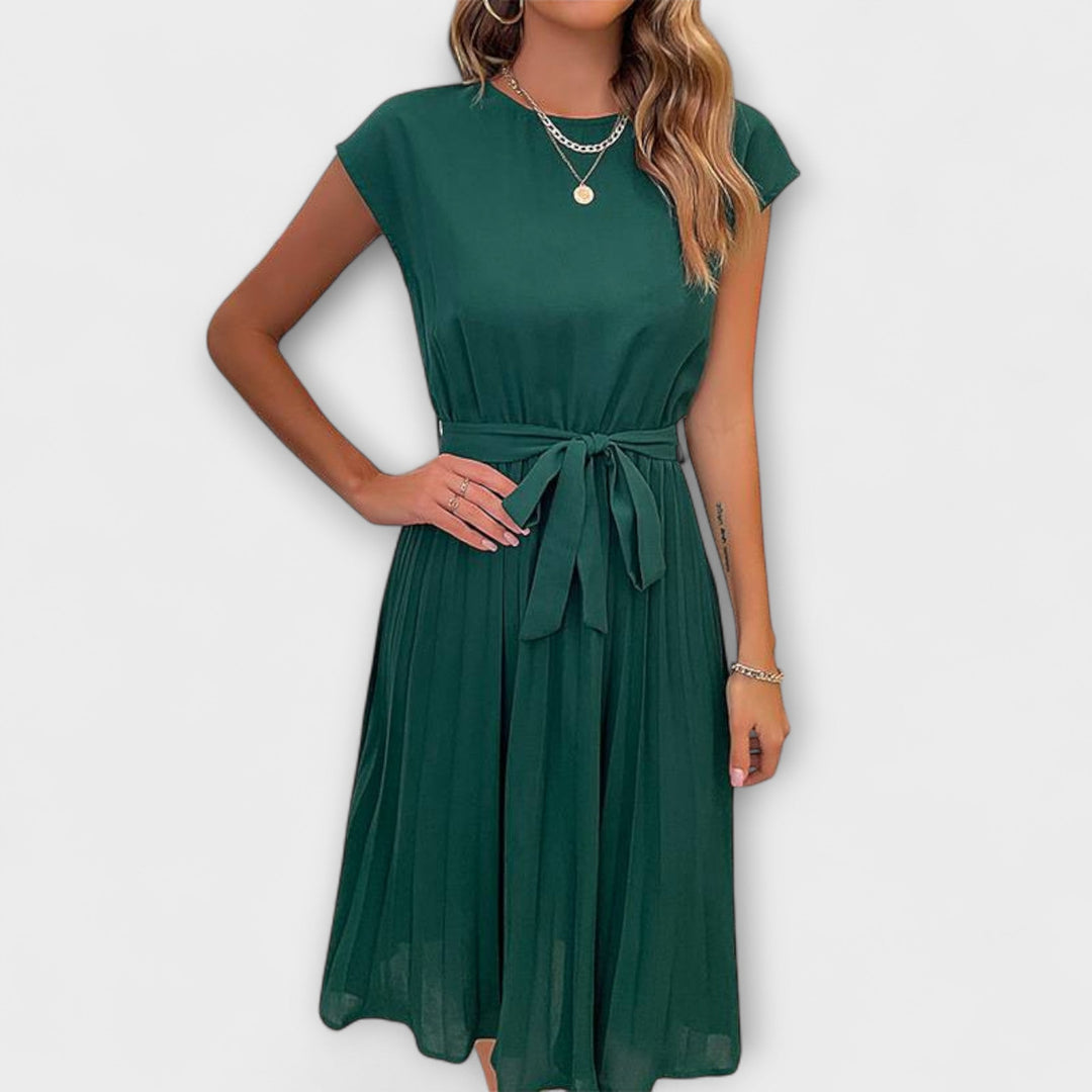 Mode Lumiére™ Elegant Midi Dress