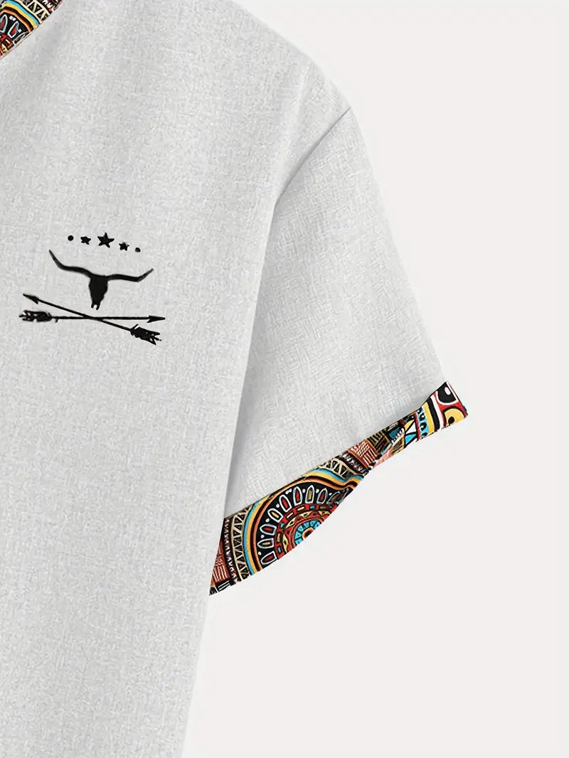 Elegant short-sleeved shirt
